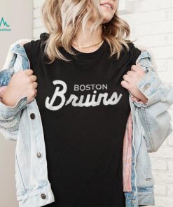 Boston Bruins Starter x NHL Black Ice Black Cross Check Shirt