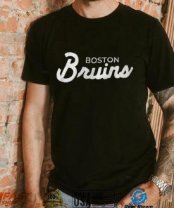 Boston Bruins Starter x NHL Black Ice Black Cross Check Shirt