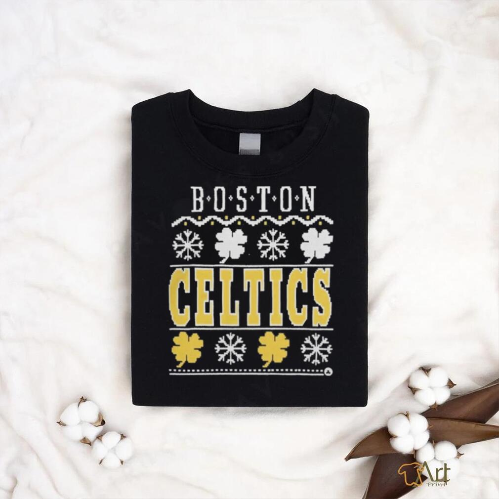 Boston Celtics Christmas Holiday Homage Shirt Boston Celtics Christmas Holiday Homage Shirt