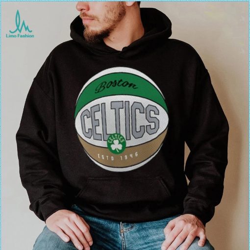Boston Celtics Fanatics Branded Hard Color Graphic Crew Shirt