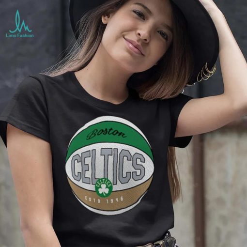 Boston Celtics Fanatics Branded Hard Color Graphic Crew Shirt