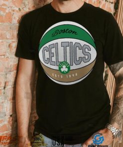 Boston Celtics Fanatics Branded Hard Color Graphic Crew Shirt