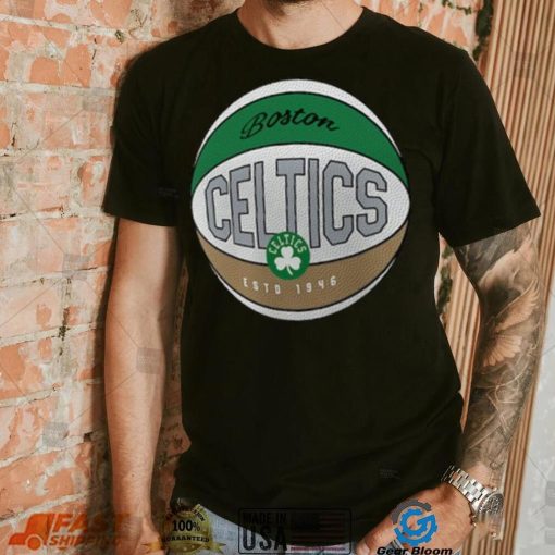 Boston Celtics Fanatics Branded Hard Color Graphic Crew Shirt