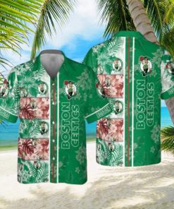 Boston Celtics National National Basketball Association 2023 Hibiscus Pattern V1 AOP Hawaiian Shirt