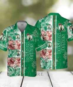 Boston Celtics National National Basketball Association 2023 Hibiscus Pattern V1 AOP Hawaiian Shirt