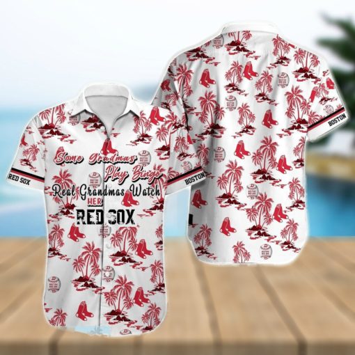 Boston Red Sox MLB Coconut Pattern Beach Shirt Hawaiian Shirt