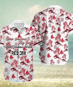 Boston Red Sox MLB Coconut Pattern Beach Shirt Hawaiian Shirt