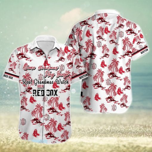 Boston Red Sox MLB Coconut Pattern Beach Shirt Hawaiian Shirt