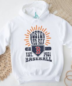 Boston Red Sox Sun Burst Est 1901 Baseball T Shirt