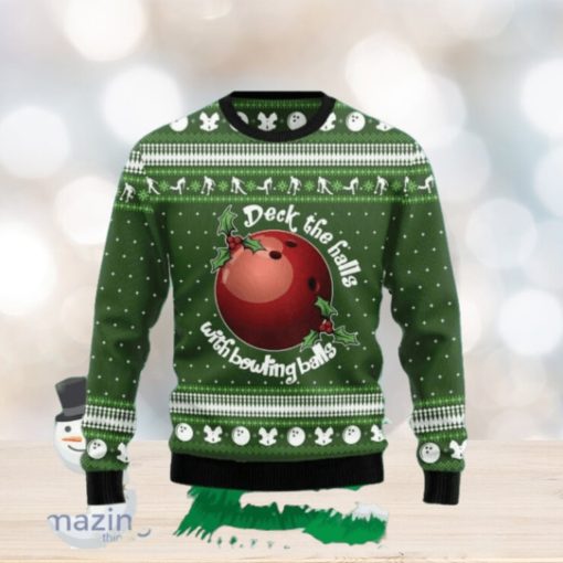 Bowling Ball Ugly Christmas Sweater Special Gift For Loved Ones