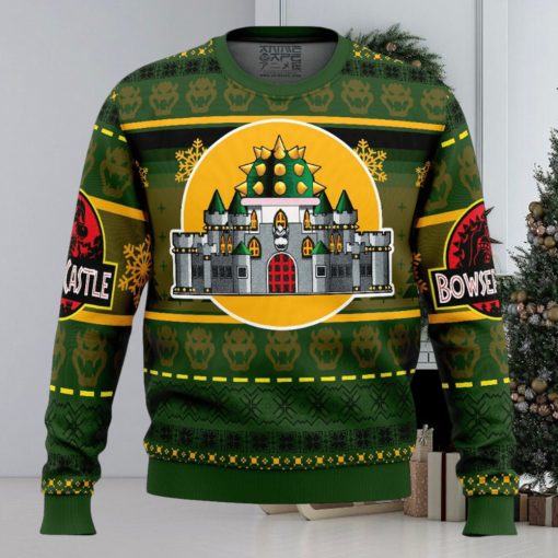 Bowser Castle Super Mario Bros Ugly Christmas Sweater