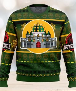 Bowser Castle Super Mario Bros Ugly Christmas Sweater