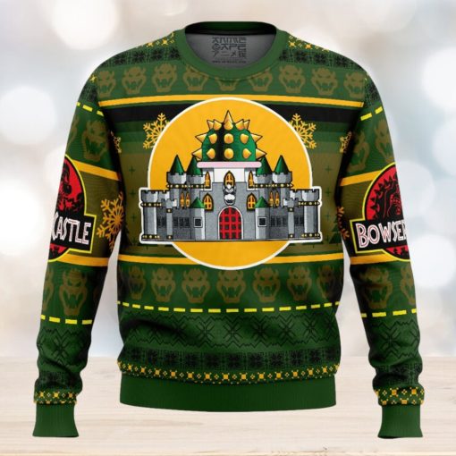 Bowser Castle Super Mario Bros Ugly Christmas Sweater