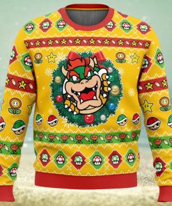 Bowser Super Mario Bros Ugly Christmas Sweater