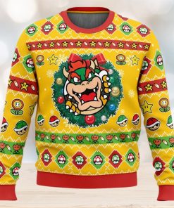 Bowser Super Mario Bros Ugly Christmas Sweater