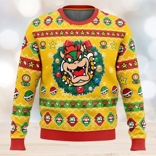 Bowser Super Mario Bros Ugly Christmas Sweater