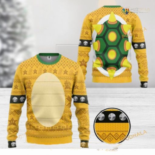 Bowser Super Mario Funny Sweater, Great Christmas Gift for Gamers