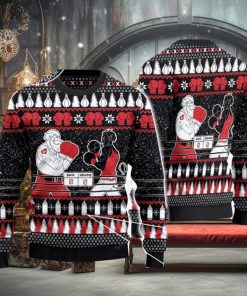 Boxing Lovers Gift Santa And Krampus Ugly Christmas Sweater Xmas Christmas Gift 3D Sweater