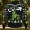 Braaap Moto Blue Version Ugly Christmas Sweater