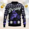 Braaap CRF450R Knitted Christmas Sweater Gift For Fans Holidays Familys