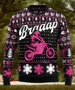 Braaap Moto Pink Version Ugly Christmas Sweater