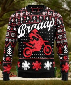 Braaap Moto Red Version Ugly Christmas Sweater