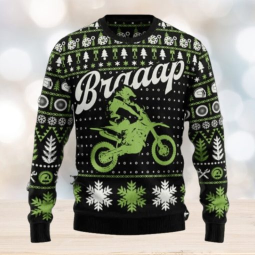 Braaap Moto Ugly Christmas Sweater