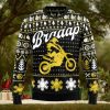 Braaap Moto Yellow Version Ugly Christmas Sweater