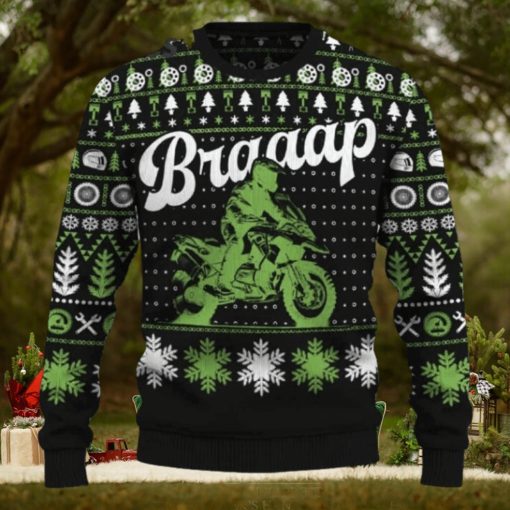 Braaap Motorrad Adventure Christmas Sweater