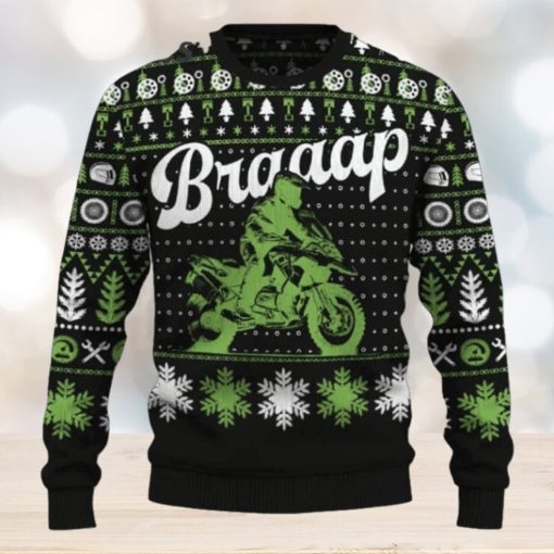 Braaap Motorrad Adventure Christmas Sweater