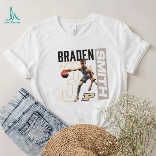 Braden Smith 3 Purdue Boilermakers basketball T shirt