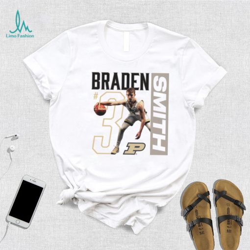 Braden Smith 3 Purdue Boilermakers basketball T shirt