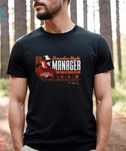 Brandon Hyde Baltimore Orioles 2023 Al Manager Of The Year T Shirt