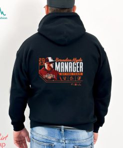 Brandon Hyde Baltimore Orioles 2023 Al Manager Of The Year T Shirt