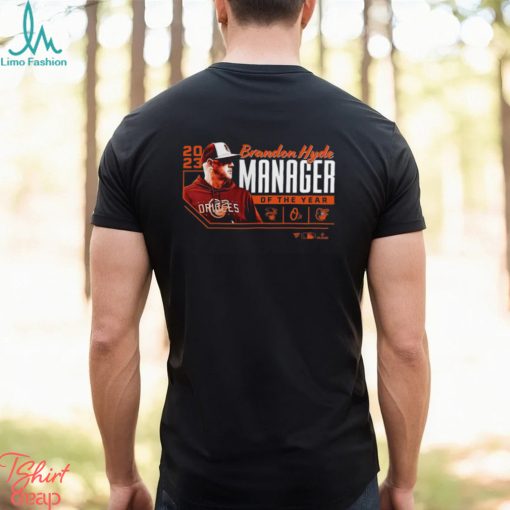 Brandon Hyde Baltimore Orioles 2023 Al Manager Of The Year T Shirt