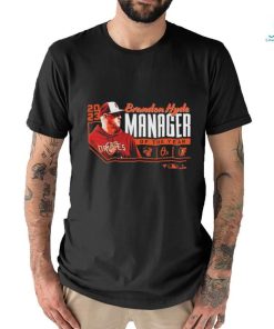 Brandon Hyde Baltimore Orioles Fanatics Branded 2023 AL Manager of the Year T Shirt