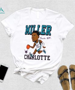 Brandon Miller Charlotte Hornets Homage Caricature Tri Blend T Shirt