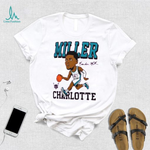 Brandon Miller Charlotte Hornets Homage Caricature Tri Blend T Shirt