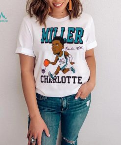 Brandon Miller Charlotte Hornets Homage Caricature Tri Blend T Shirt