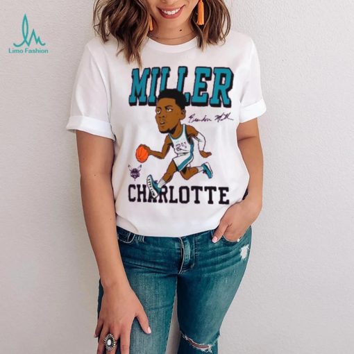 Brandon Miller Charlotte Hornets Homage Caricature Tri Blend T Shirt