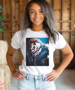 Bray Wyatt WWE pro wrestler cartoon portrait shirt