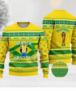 Brazil – Thiago Silva Winners Christmas Ugly Sweater