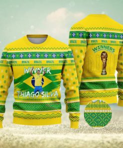 Brazil – Thiago Silva Winners Christmas Ugly Sweater