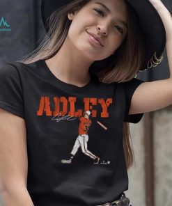 BreakingT Men's Baltimore Orioles Black Adley Rutschman Swing Graphic T Shirt