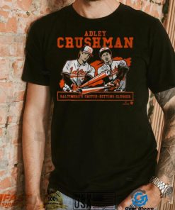 BreakingT Youth Baltimore Orioles Adley Rutschman 'Crushman' Black Graphic T Shirt