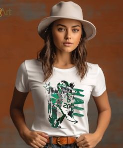 Breece Hall number 20 New York Jets football player pose poster shirt