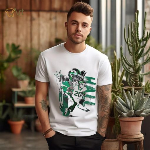 Breece Hall number 20 New York Jets football player pose poster shirt