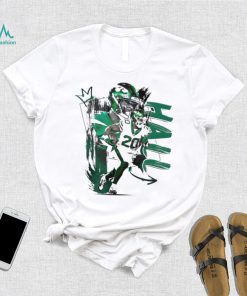 Breece Hall number 20 New York Jets football player pose poster shirt