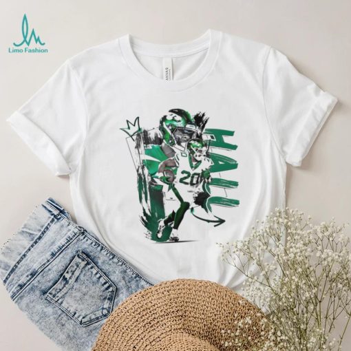 Breece Hall number 20 New York Jets football player pose poster shirt
