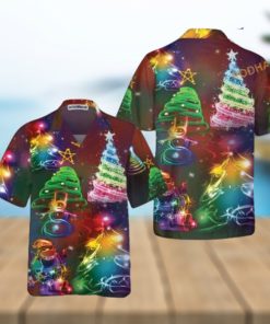 Bright Night & Merry Xmas Hawaiian Shirt, Funny Christmas